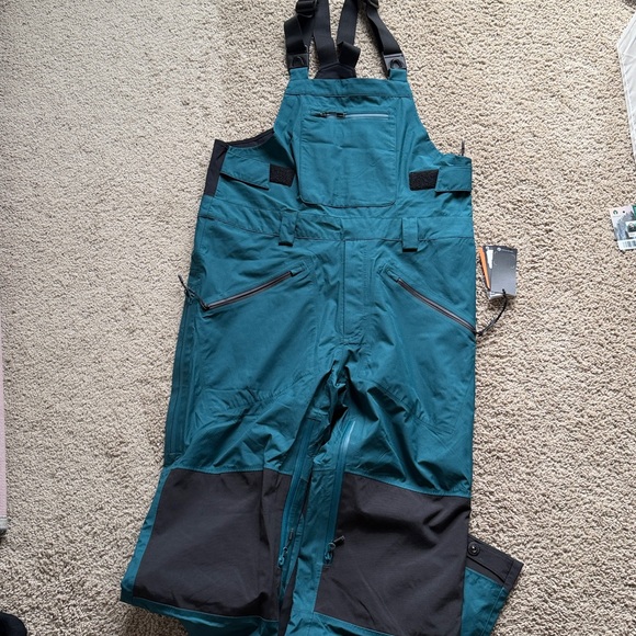 3 layer shell Ski Snowboard Bib Pant - Picture 7 of 12